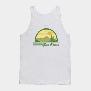 Gram Parsons / Retro Style Country Fan Design Tank Top